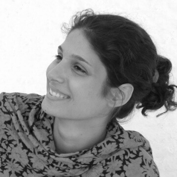Black and white photo of Margarita Georgiou